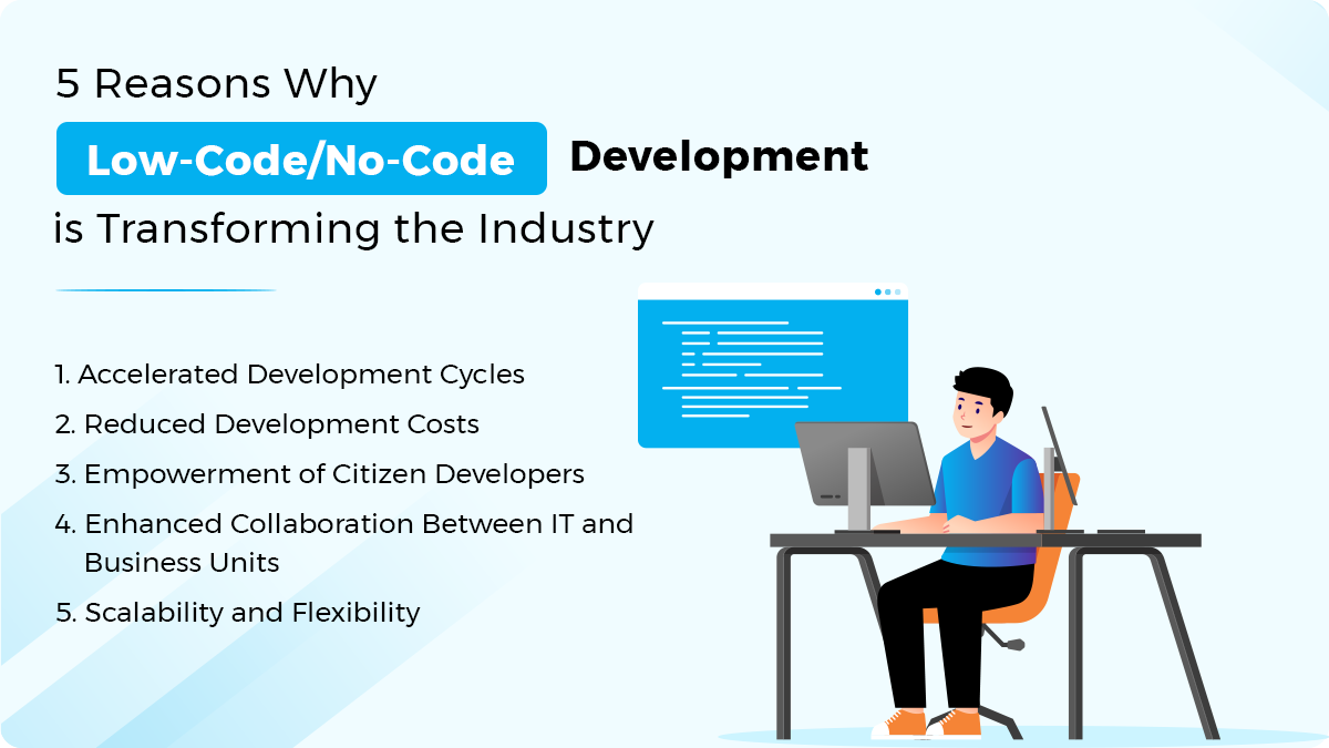 5 Reasons Why Low-Code/No-Code Development is Transforming the Industry